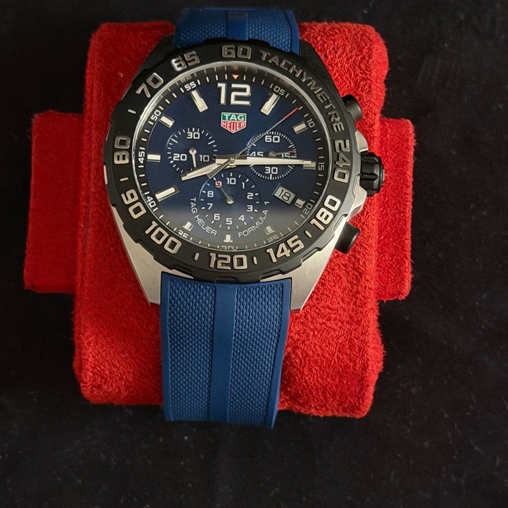TAG Heuer Formula 1 Quartz Chronograph – [Blue] – Excellent – Papers - CAZ101AV